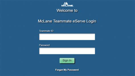 mclane foodservice eserve|mbmeserve log in.